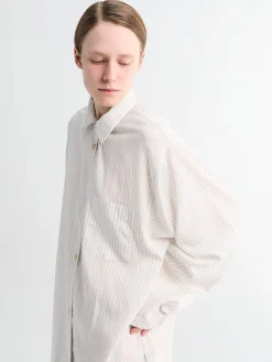 Strand Shirt i Sasso Stripe Lyocool