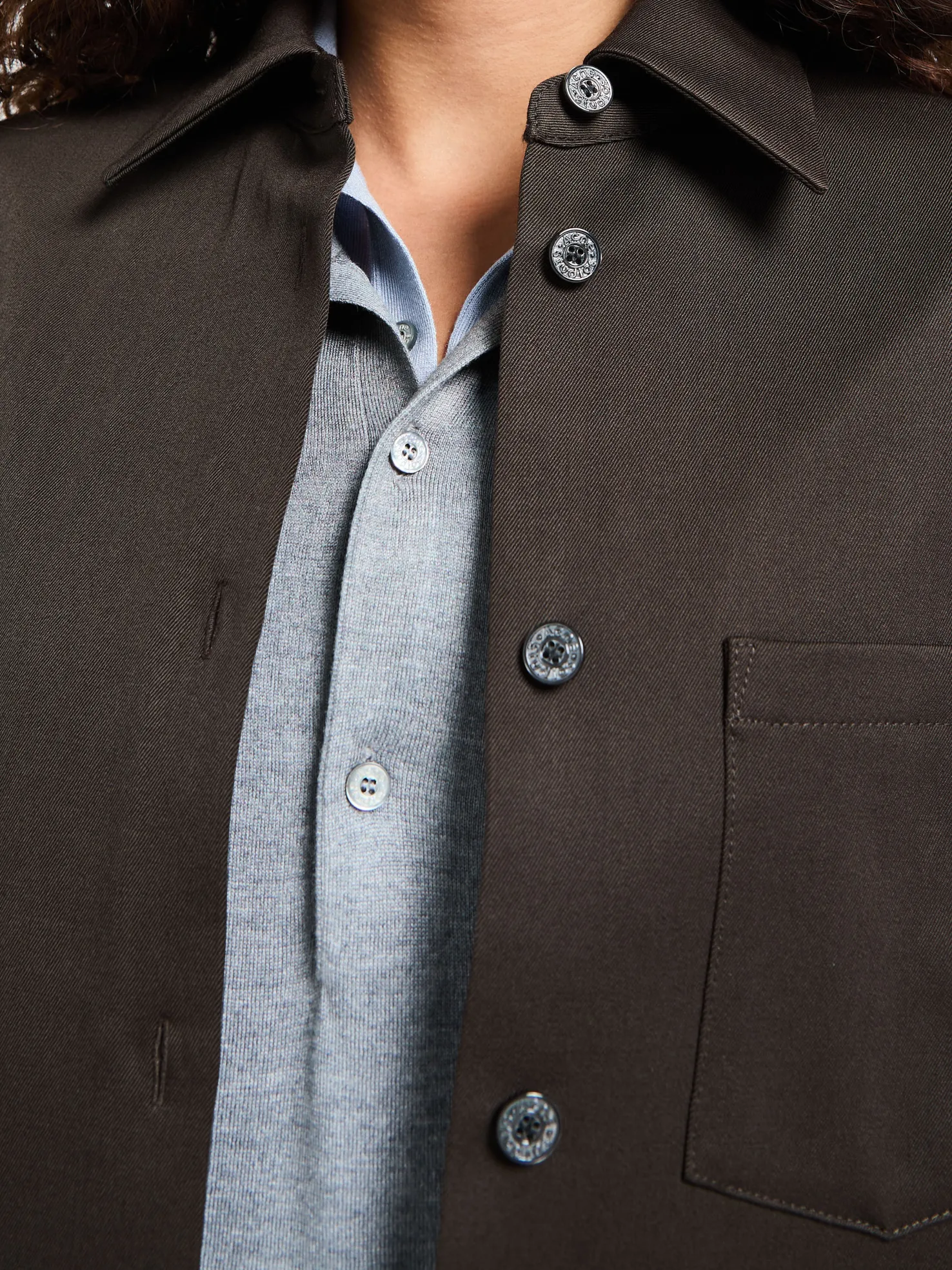 Suit Jacket i Brun