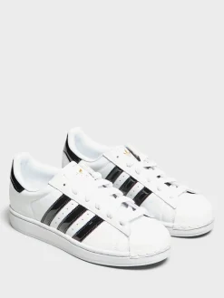 Superstar II W Sneakers i Cloud White, Core Black og Gold Metallic