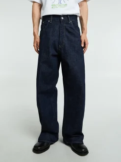 Super Wide Jeans i Simple Rinse Blue