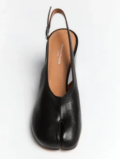 Tabi Wedge Slingback i Sort