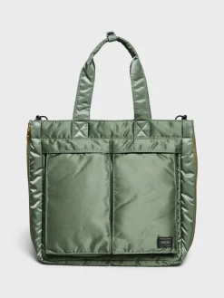 Tanker 2Way Tote Bag i Sage Green