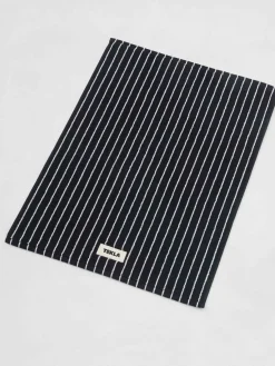 Terry Bademåtte i Black Stripes