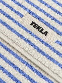 Terry Bademåtte i Coastal Blue Stripes