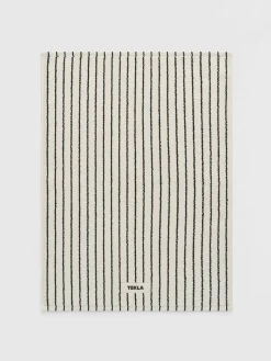 Terry Bademåtte i Racing Green Stripes