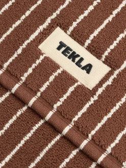 Terry Bademåtte i Rust Striber