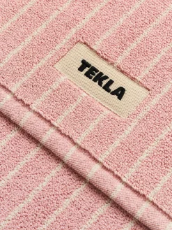 Terry Bademåtte i Shaded Pink Stripes