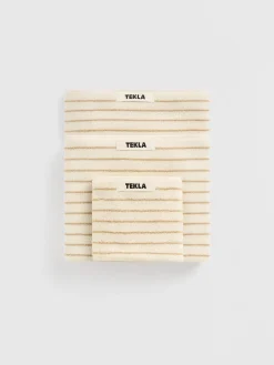 Terry Handklæde i Sienna Stripes