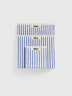 Terry Håndklæde i Coastal Blue Stripes