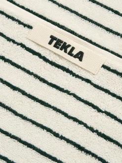Terry Håndklæde i Racing Green Stripes