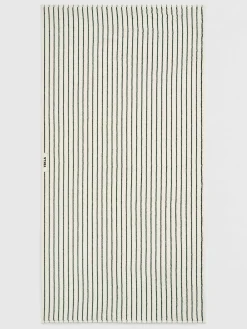 Terry Håndklæde i Racing Green Stripes
