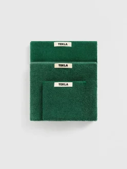 Terry Håndklæde i Teal Green