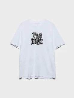 THISTHAT T-Shirt i Hvid