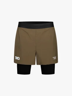 T.K.O. Balance 2-in-1 Shorts i Dark Stone