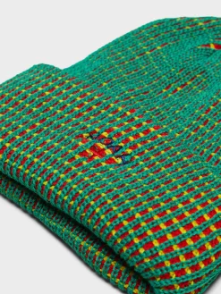 Tri-Color Beanie i Tri-Color Grøn, Gul og Rød