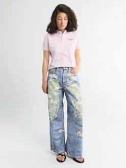 Trompe-l’œil Jeans 1981 i Blå og Grøn