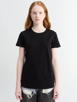 T-shirt med korte ærmer i sort