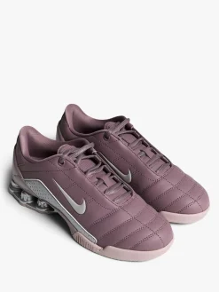 T90 Shox Magia QS i Taupe Grå, Metallisk Sølv og Violet Ore