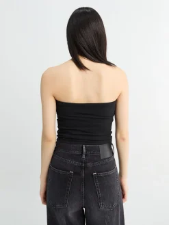 Tube Top i Sort