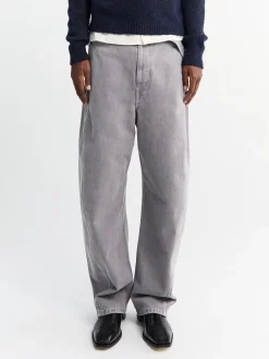 Twisted Belted Bukser i Heather