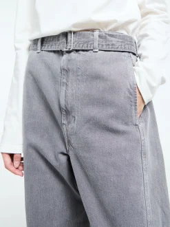Twisted Belted Bukser i Heather