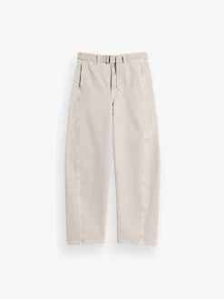 Twisted Belted Bukser i Moonstone