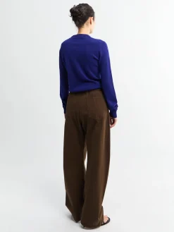 Twisted Belted Pants i Cacao