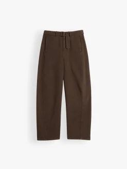 Twisted Belted Pants i Cacao