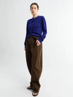 Twisted Belted Pants i Cacao