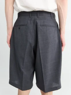 Uldshorts i Koksgrå
