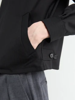 Uld Sildebens Blouson i Sort