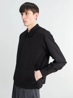 Uld Sildebens Blouson i Sort