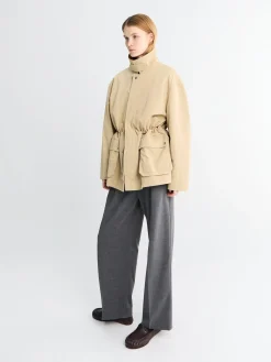 Unisex Chore Work Jacket i Beige