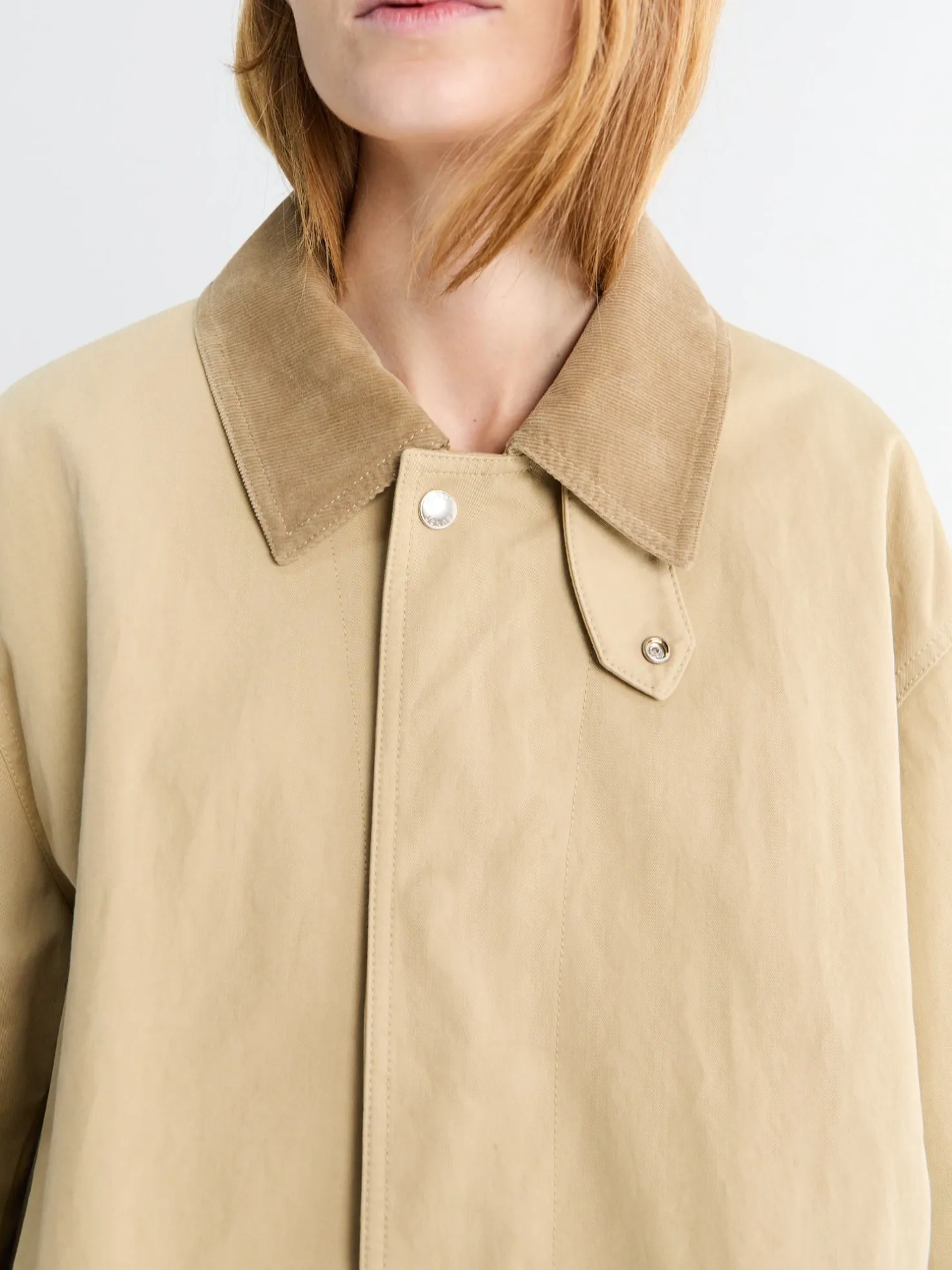 Unisex Chore Work Jacket i Beige