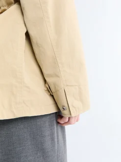 Unisex Chore Work Jacket i Beige