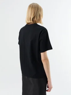 Unisex Loose T-shirt i Sort