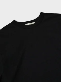 Unisex Loose T-shirt i Sort