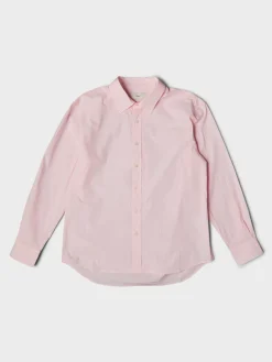 Unisex Soft Poplin BD Skjorte i Soft Pink