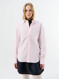 Unisex Soft Poplin BD Skjorte i Soft Pink