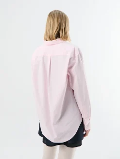 Unisex Soft Poplin BD Skjorte i Soft Pink