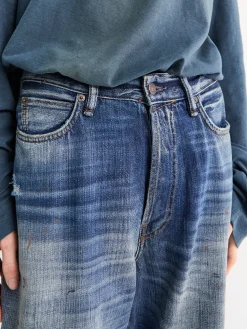 1981 U Trafalger Jeans i Mid Blue