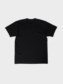 U T-Shirt Knit med Sort Heart i Sort