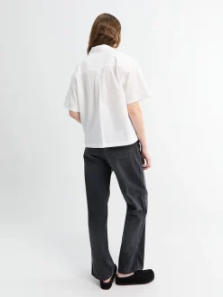 W' Arin Pant i Sort Dark Used Wash