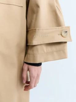 Water Resistant Frakke i Beige