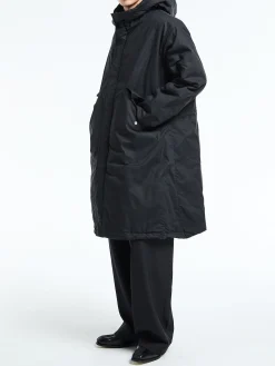 Waxed Parka jakke i Sort