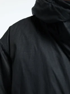 Waxed Parka jakke i Sort