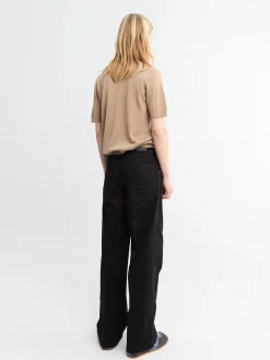 Wide Pants i Sort