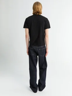 Wide Twist Jeans i Simple Rinse Blue