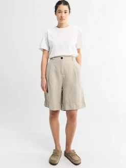 Willy Shorts Heavy Linen i Pure Natural