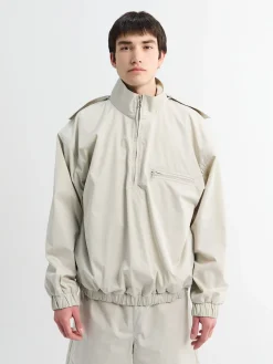 Windbreaker i Lysegrå Dragt